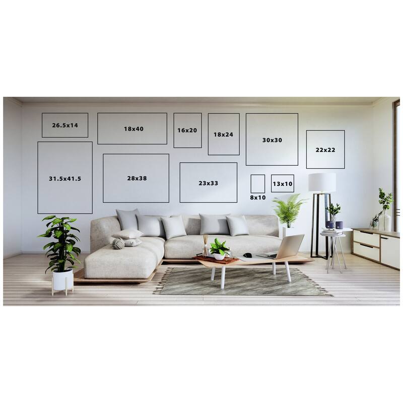 Kate and Laurel Framed Canvas Christmas Toffee Gift by Nikita Jariwala