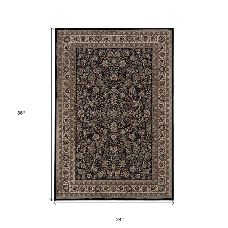 HomeRoots Oriental Traditional Runner Area Rug