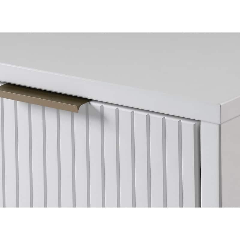 Manhattan Comfort Granville 55.07" Modern Double Wide 6 Drawer Dresser
