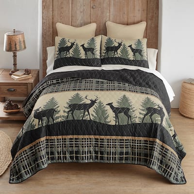 Your Lifestyle by Donna Sharp Deer Walk Polyester Quilt Collection