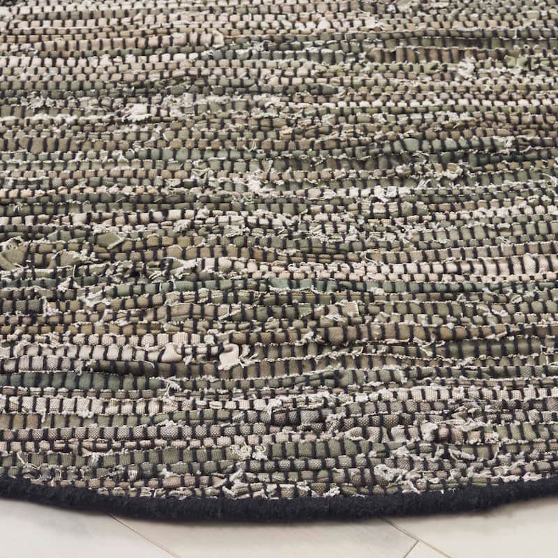 SAFAVIEH Hand-Woven Rag Marnita Roely Modern & Contemporary Cotton
