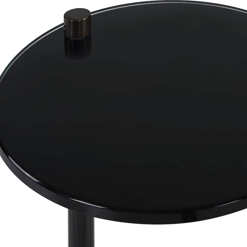 Uttermost Steward Round Drink Table - 9.5 W X 23.25 H X 9.5 D (in)