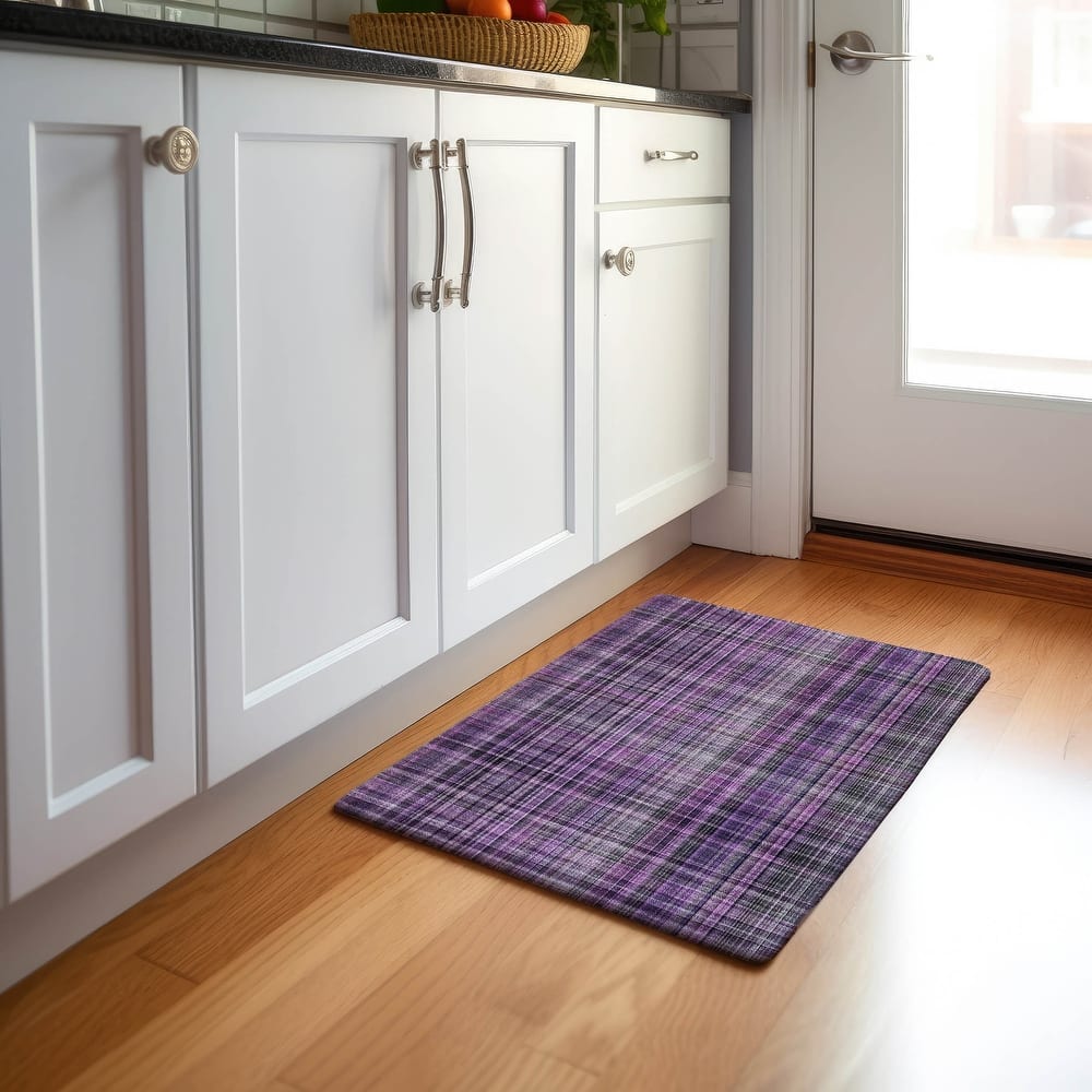 Premium Washable Super Soft Plaid Mayfield Rug