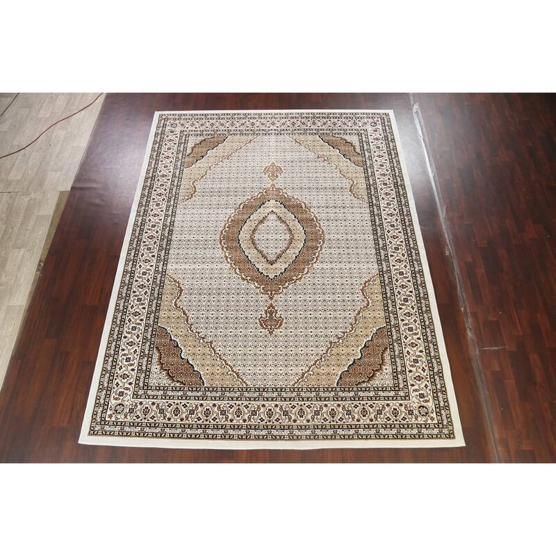 Geometric Tabriz Mahi Turkish Traditional Area Rug Oriental Carpet