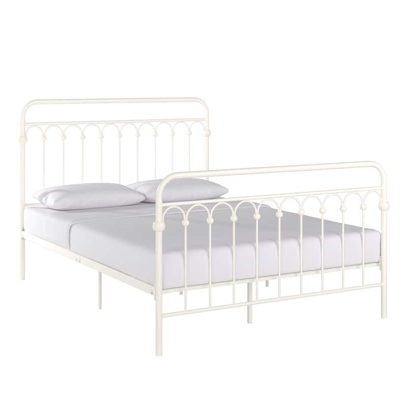 Eloise Metal Arches Platform Bed by iNSPIRE Q Classic - White - Full