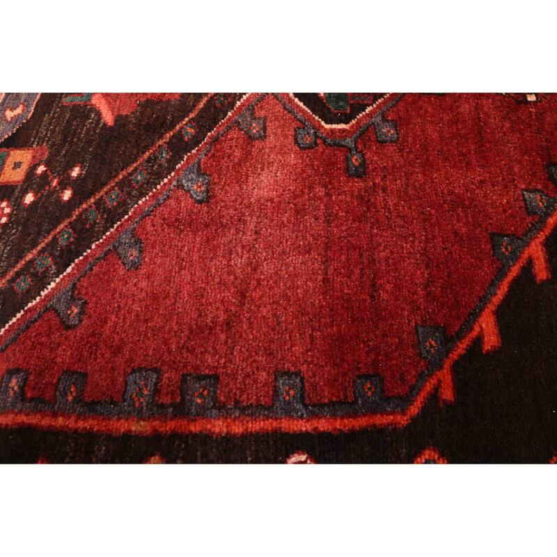 ECARPETGALLERY Hand-knotted Konya Anatolian Dark Red Wool Rug - 4'5 x 7'1