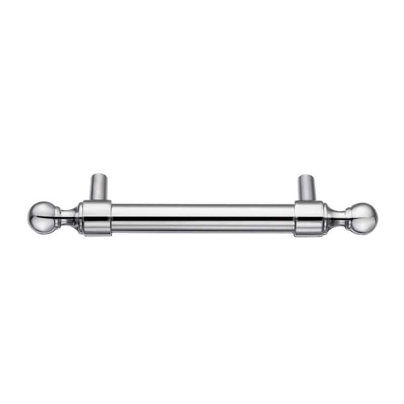 Utopia Alley Vaduz Pull Handle - Polished Chrome Cabinet Drop Pull Handles, 3.75" Center to Center