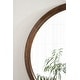 preview thumbnail 9 of 10, Kate and Laurel Pao Round Framed Wall Mirror