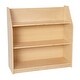 preview thumbnail 4 of 10, Kid Friendly Wooden Bookshelf with 3 Display Shelves
