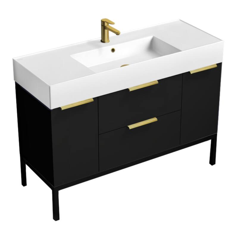 Nameeks Derin-4818-C Derin 48" Free Standing Single Basin Vanity Set