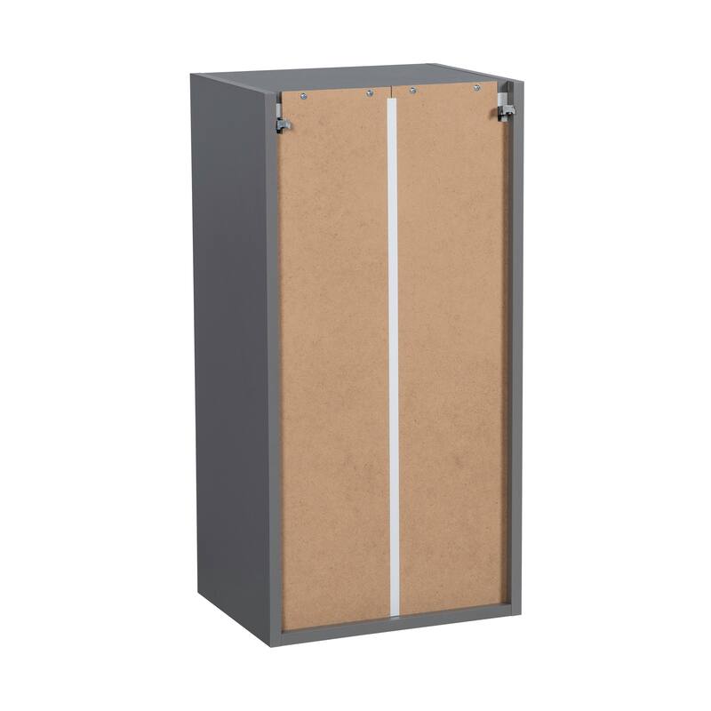 21" x 30" Wall Cabinet-Single Door-Grey - 21 x 30 x 12