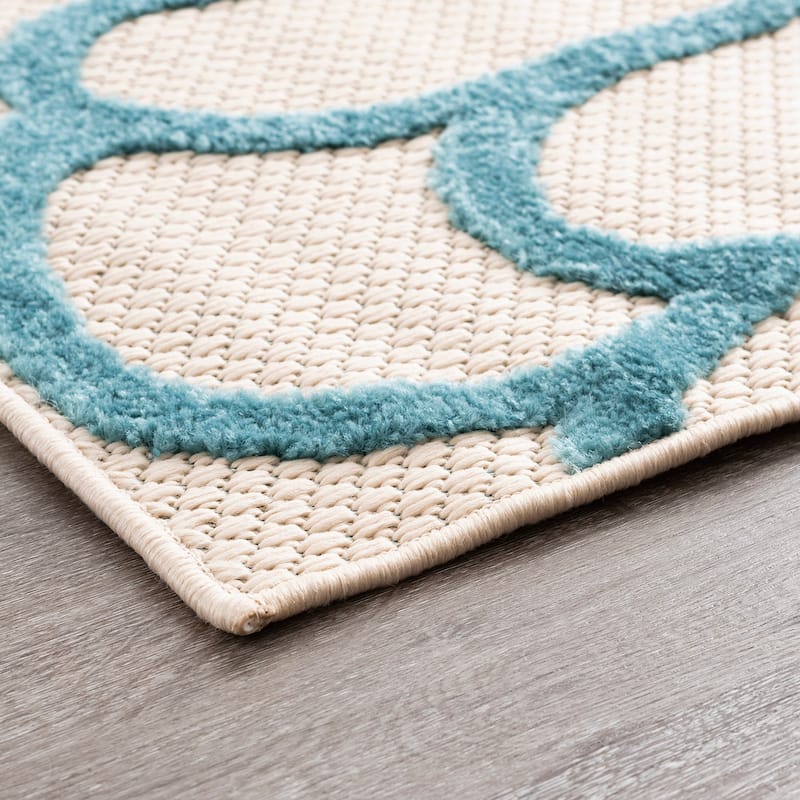 Origin Coastal Floral Indoor/Outdoor Area Rug