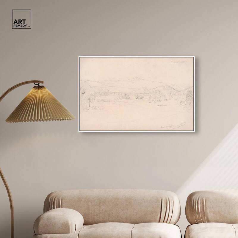 Study for View Mt. Washington Canvas by Art Remedy