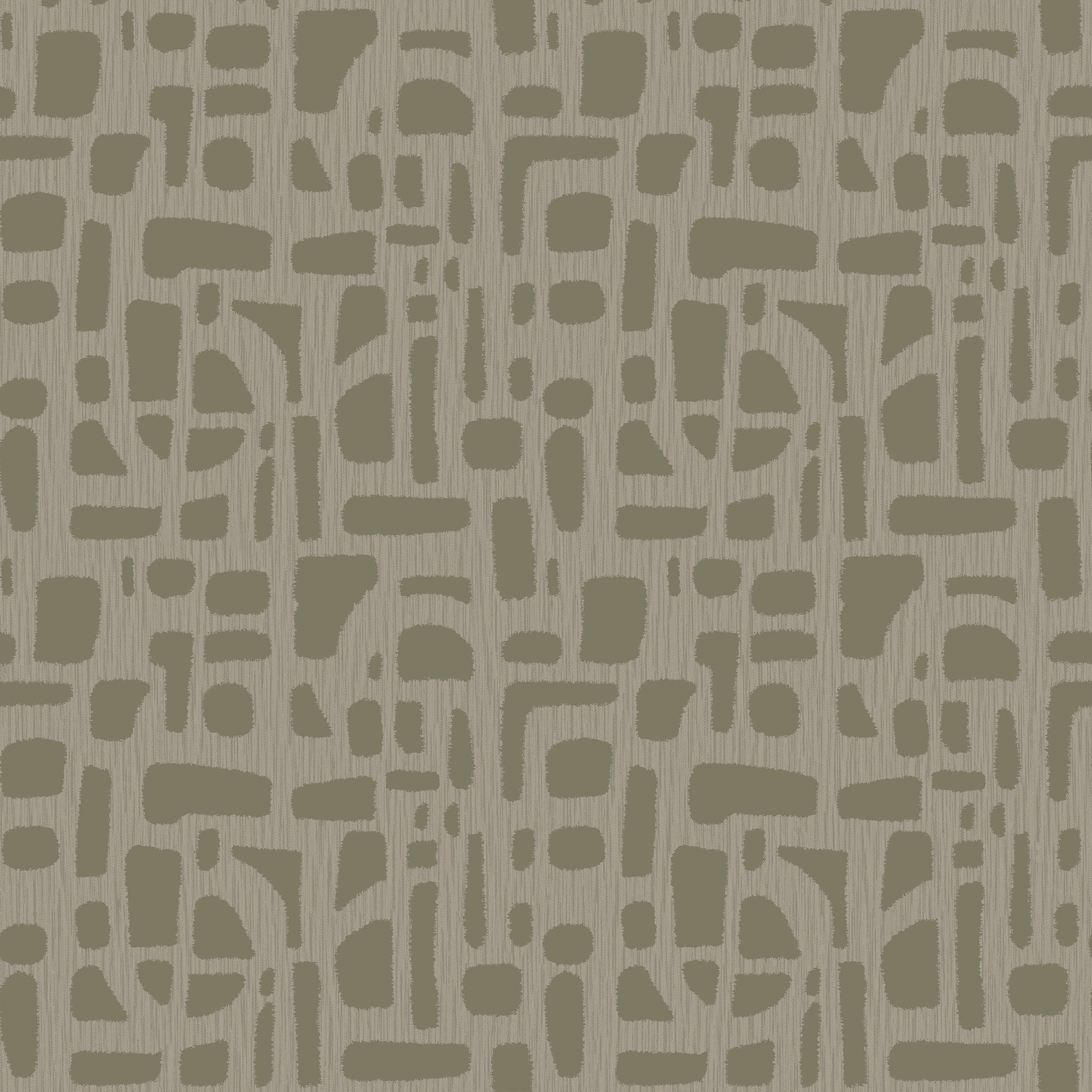 Galerie Wallcoverings Zen Collection Chunky Geometric Metallic Sheen Finish Non-woven Wallpaper Roll