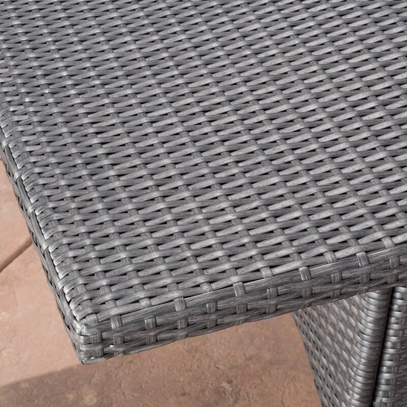 Corsica Outdoor Wicker Rectangle Dining Table (ONLY) by Christopher Knight Home - 69.00"L x 38.00"W x 28.50"H