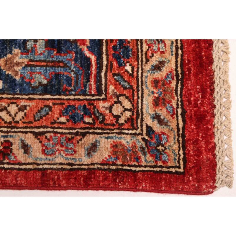 ECARPETGALLERY Hand-knotted Aryana Red Wool Rug - 8'3 x 10'0