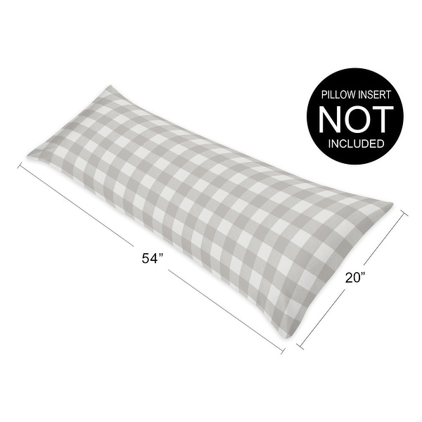 Grey body deals pillow case