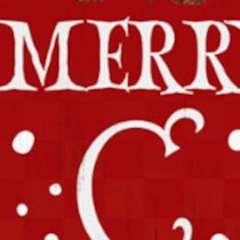HomeRoots 72" Red Solid Wood Merry Christmas Nutcracker Porch Sign