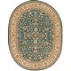 preview thumbnail 51 of 96, SAFAVIEH Handmade Antiquity Izora Traditional Oriental Wool Rug 7'6" x 9'6" Oval - Blue - Oval