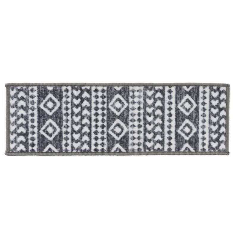 World Rug Gallery Geometric Bohemian Non-Slip Stair Treads
