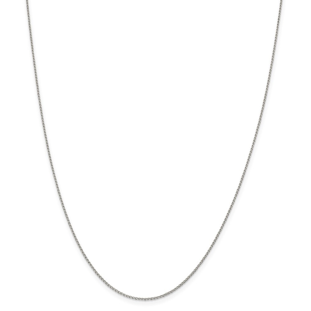 925 Sterling-silver 1.3mm Elongated Box Chain Necklace