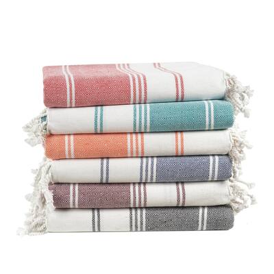 Beach Towels 6 Pack, Oversized Beach Towel, Pre-Washed Large Beach Towel, Stylish Pool Towels for Adults, Quick Dry Beach Towel