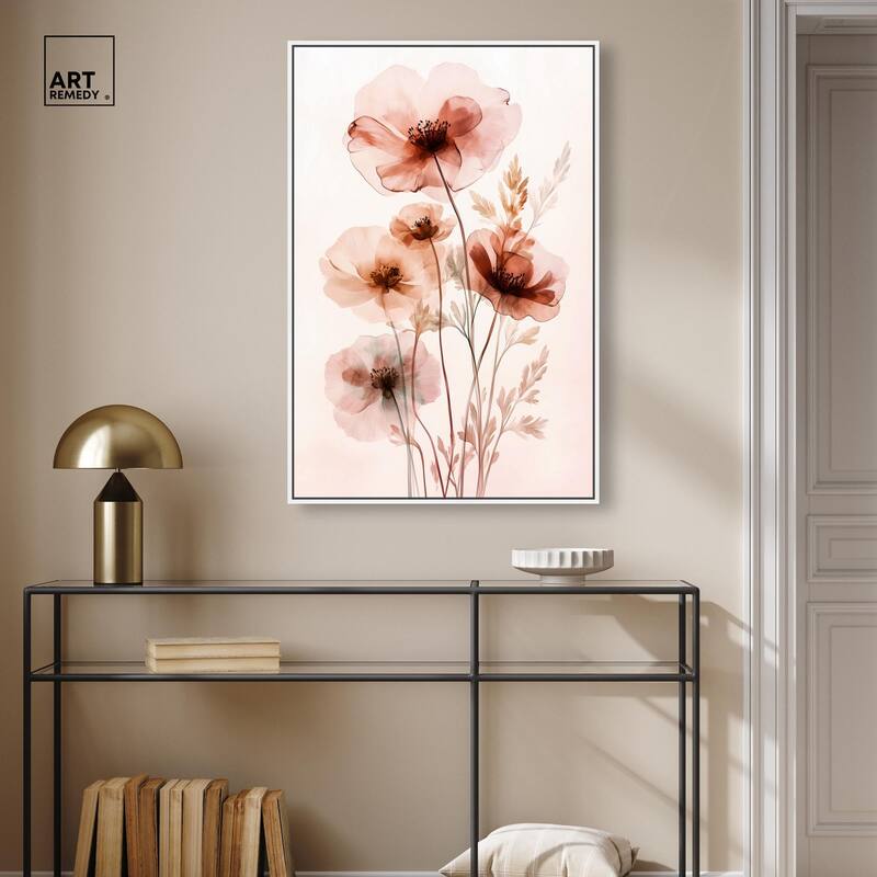 Petal Dye III Canvas by Art Remedy
