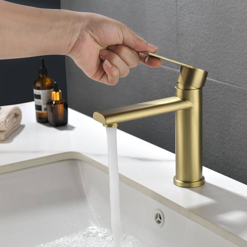 Single Handle Single Hole Bathroom Faucet