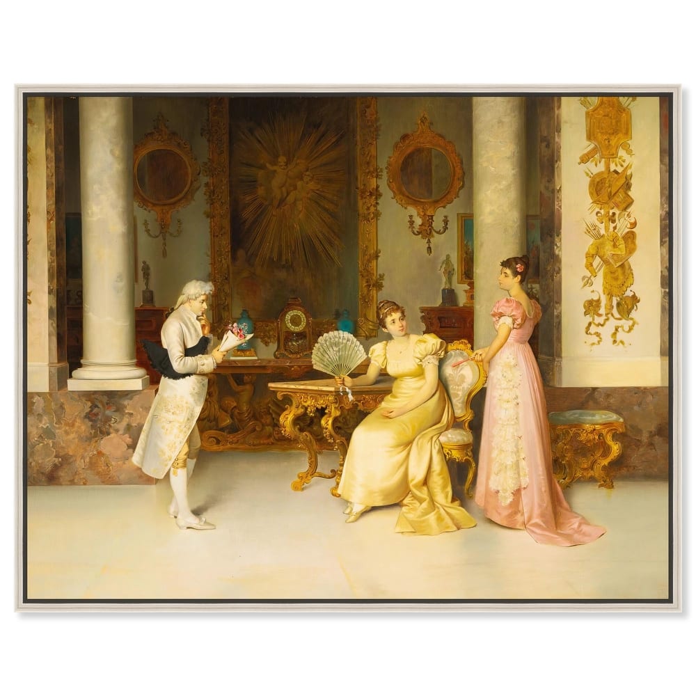 Bashful Suitor Canvas by Art Remedy