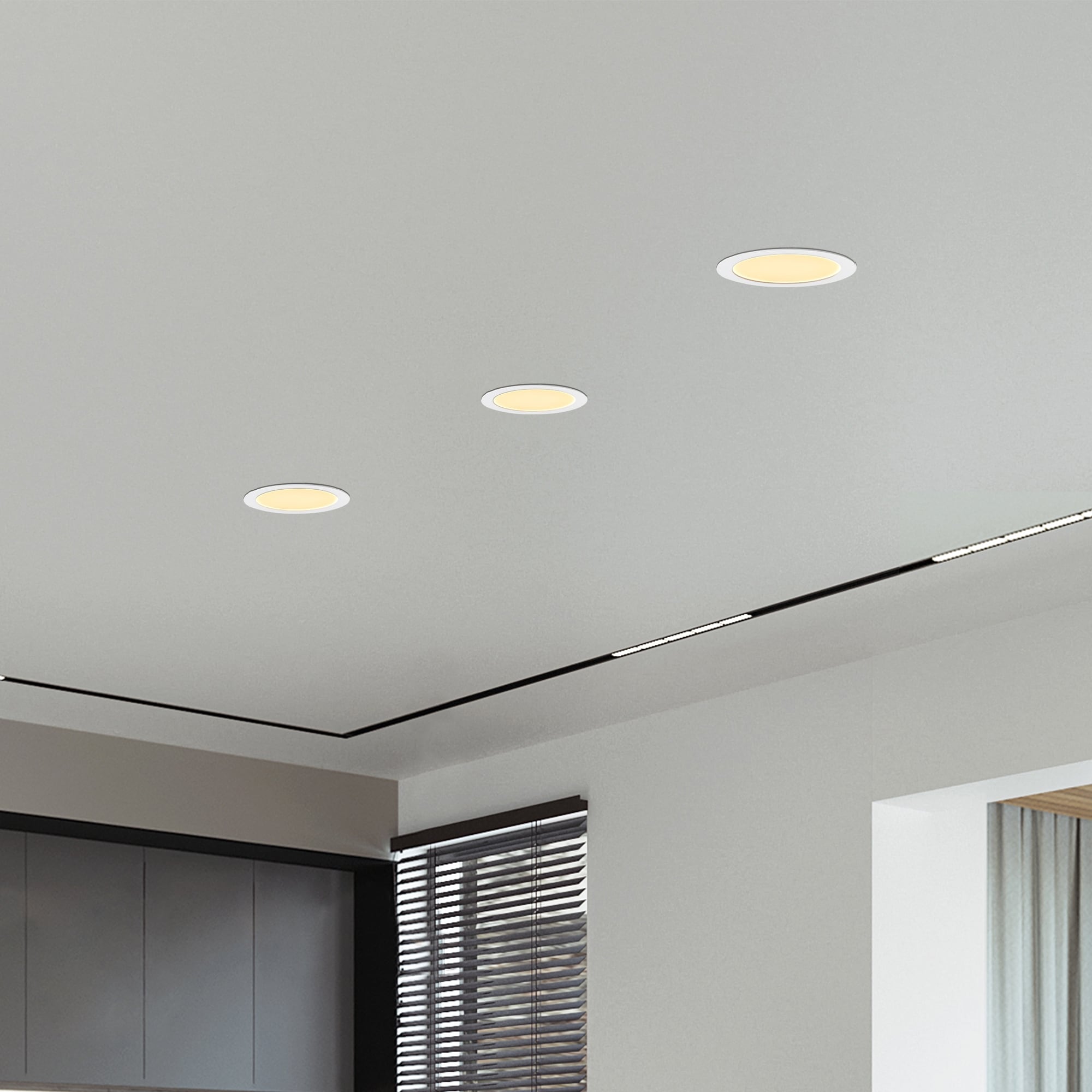 Color changing led recessed ceiling lights outlet