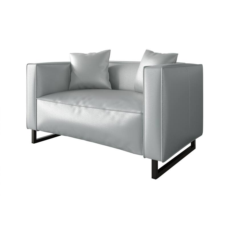 CraftPorch Mid Century Modern Upholstered Loveseat