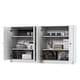 preview thumbnail 67 of 75, 100% Solid Wood Sideboard with Glass or Solid Wood Doors by Palace Imports - 64" x 35.75"