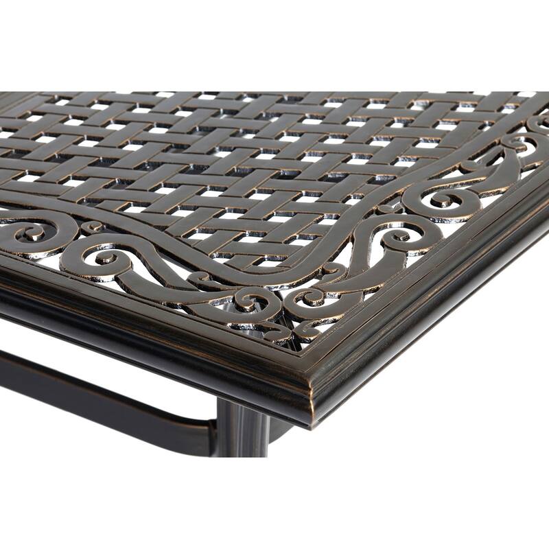 Hanover Traditions 11-Piece Dining Set in Blue with Ten Stationary Dining Chairs and an Extra-Long Dining Table