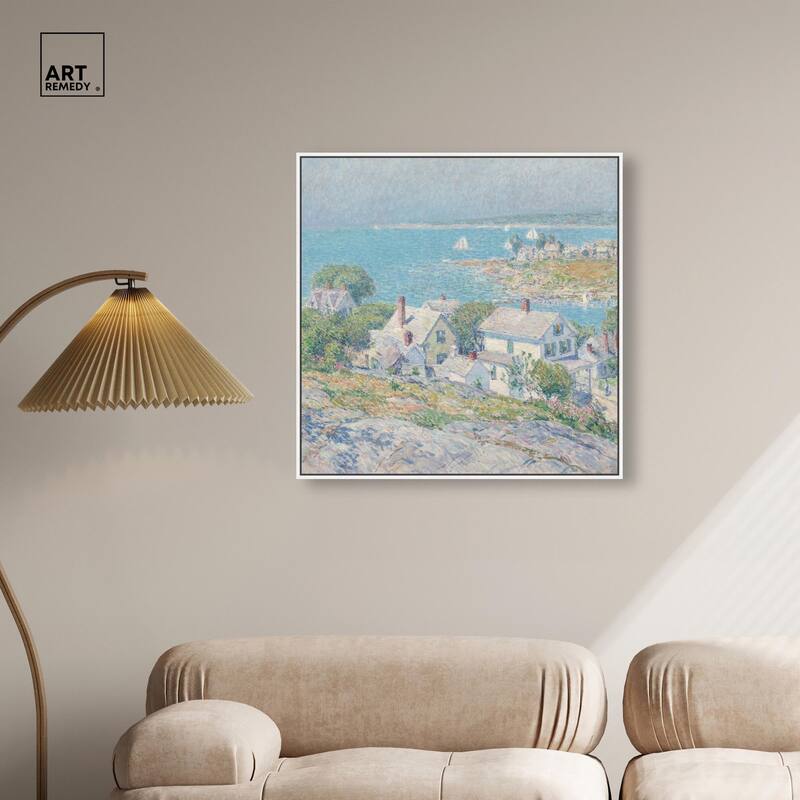 Hassam New England Headlands Canvas by Art Remedy
