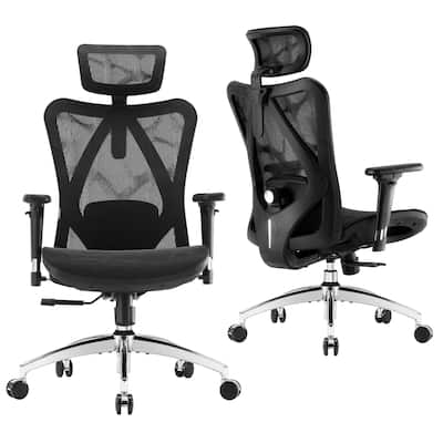 SIHOO Ergonomic Office Chair Mesh High Back Desk Chair Computer Chair,300lb, Black - 64*70*123