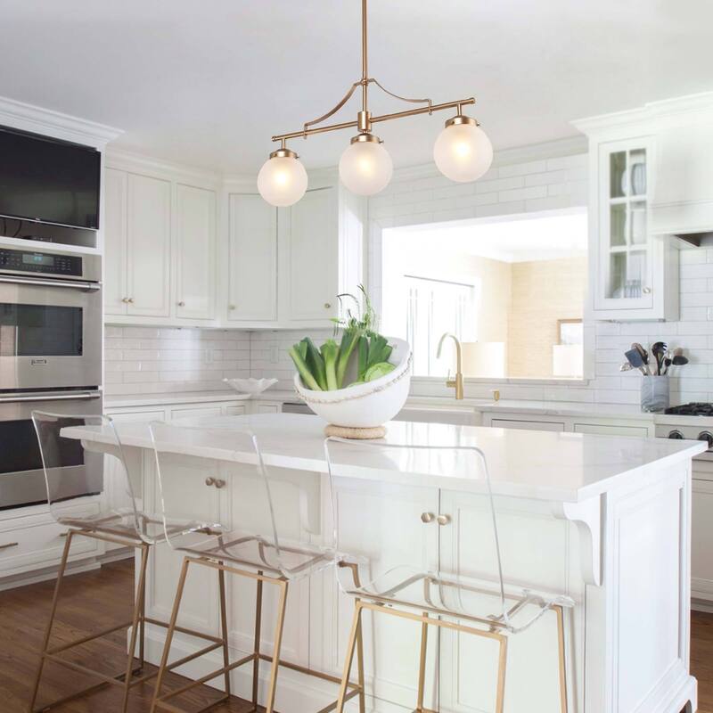 FDPBY Modern Gold Pendant Light Hanging Fixture Light For Kitchen