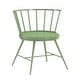 preview thumbnail 8 of 12, Truman Low Back Metal and Wood Spindle Dining Chair (Set of 2) by iNSPIRE Q Modern Green Meadow
