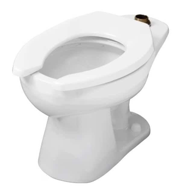 Gerber G0025820 North Point Round Front Top Spud Toilet Bowl Only - White