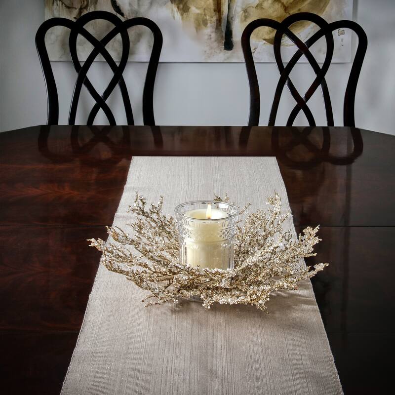 16" Premium Ice Spray With Hurricane Centerpiece