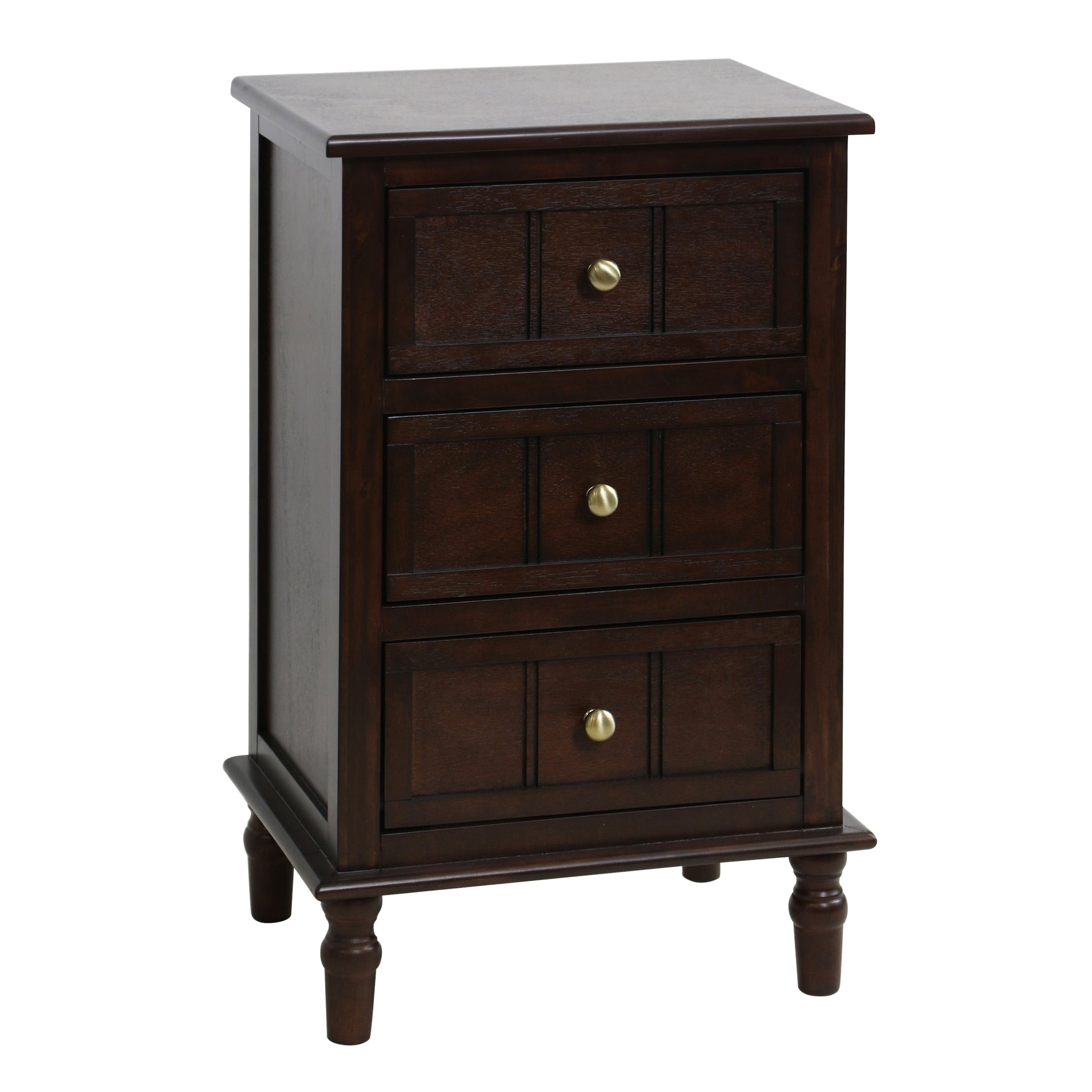 StyleCraft Bennett Three-Drawer Accent Table