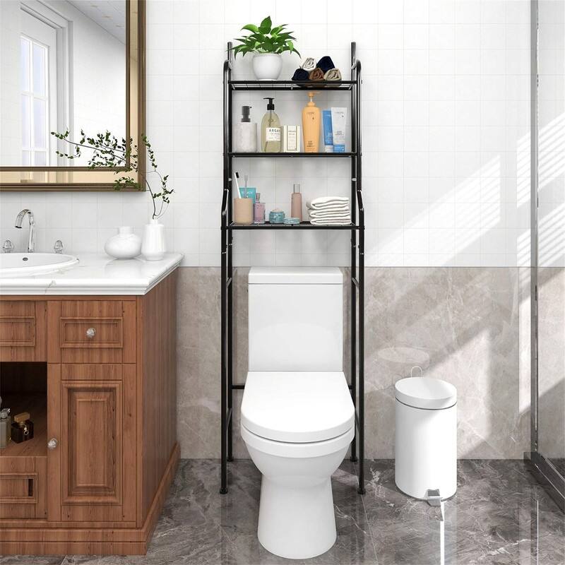 Over The Toilet Storage - 9.45"D x 19.68"W x 63.78"H