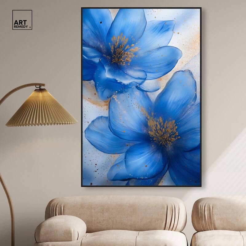 Twilight Teal Tint II Canvas by Art Remedy