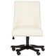 preview thumbnail 1 of 6, Safavieh Scarlet Cream Desk Chair - 25" x 27" x 38"