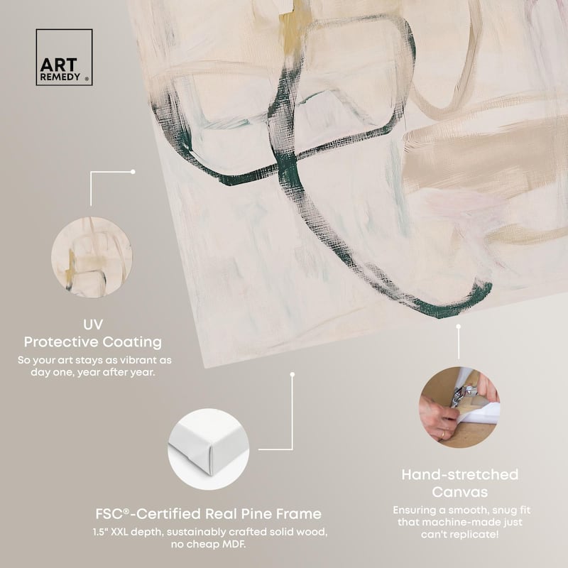 Faded Outlines I Canvas by Art Remedy, Gallery Wrapped
