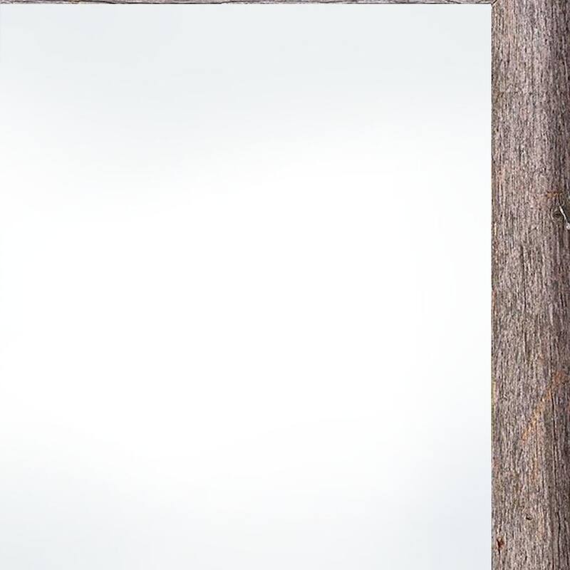 HomeRoots 8" x 10" Gray Solid Wood Tabletop Picture Frame