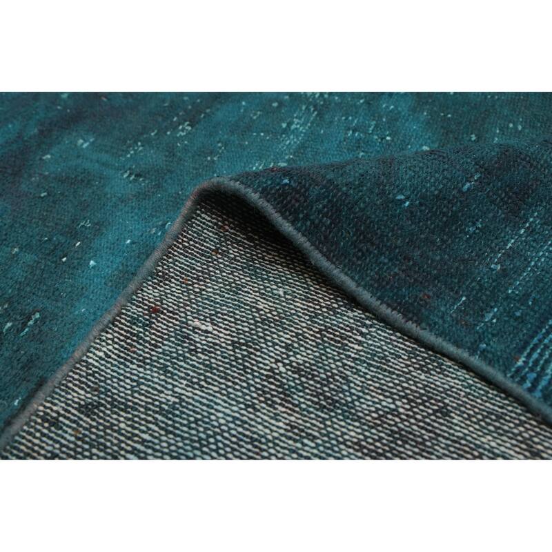 ECARPETGALLERY Hand-knotted Color Transition Green Wool Rug - 3'7 x 5'7