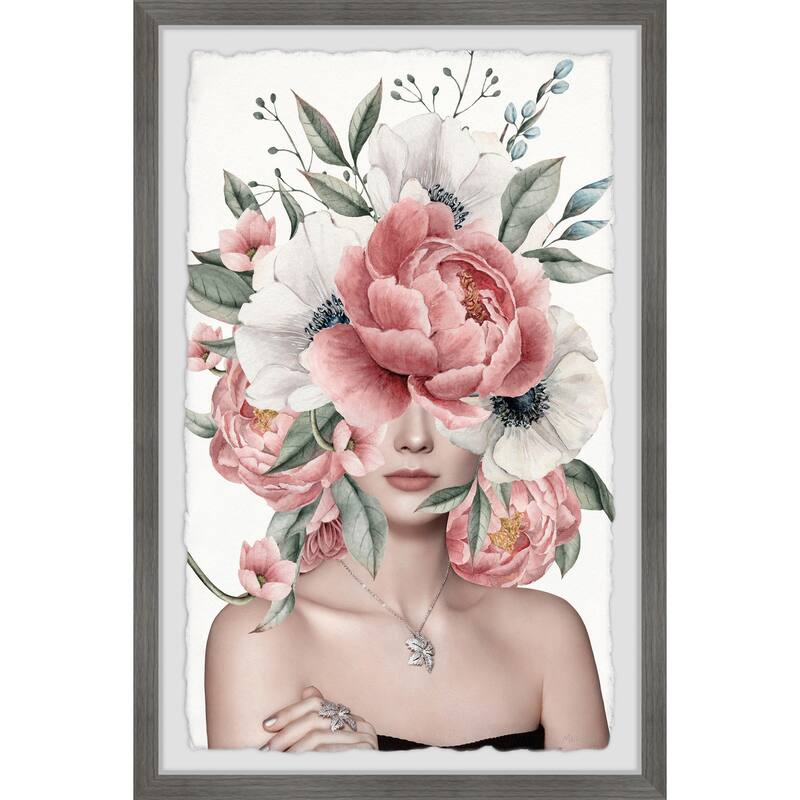 Enchanted Beauty Framed Wall Art, Elegant Home Touch - Sophisticated Artwork for Refined Décor