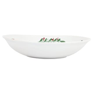 viva by VIETRI Aria Holiday Shallow Oval Bowl