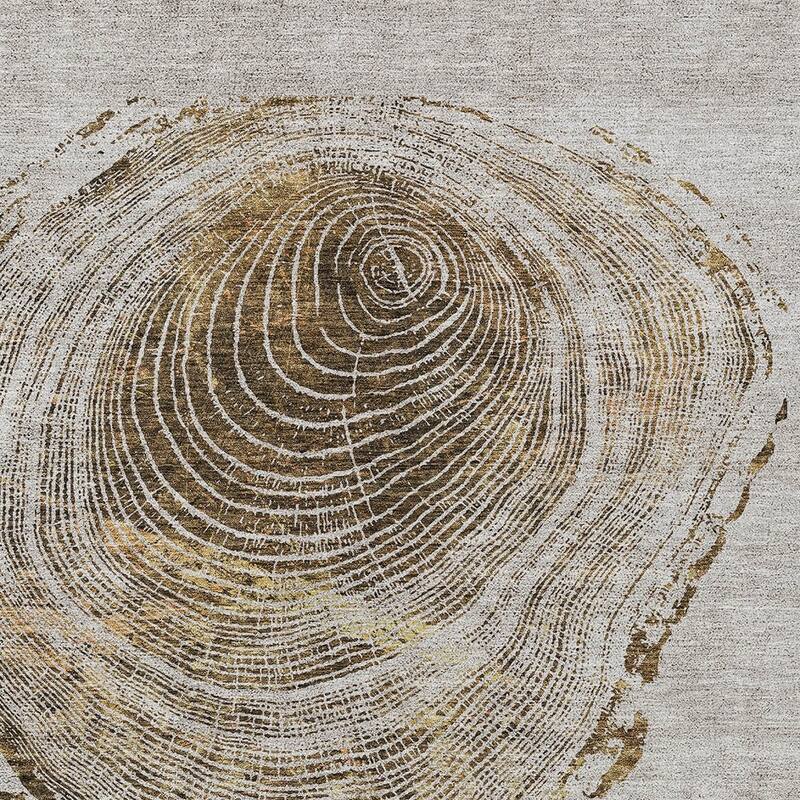 HomeRoots Abstract Transitional Rectangle Outdoor Rug