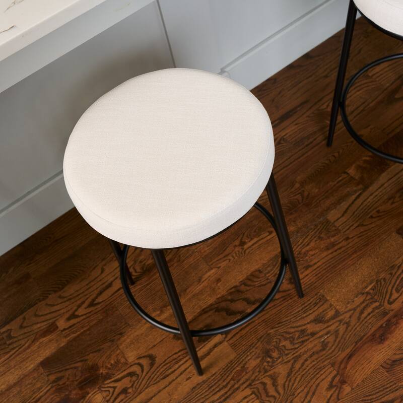 Maven Lane Stella Metal Kitchen Dining Stool